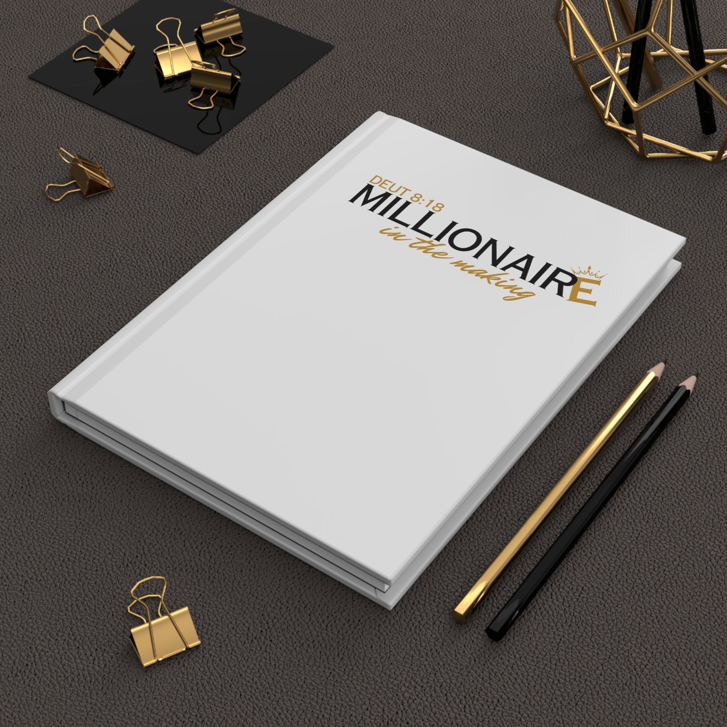 Millionaire in the Making - Hardcover Journal Matte