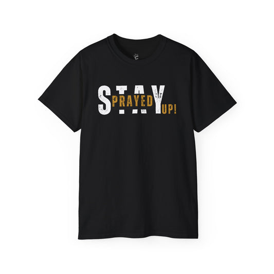 Stay Prayed Up (Lion on back) 2M - Unisex Tee