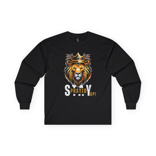 Stay Prayed Up (Lion) - Unisex Long Sleeve Tee