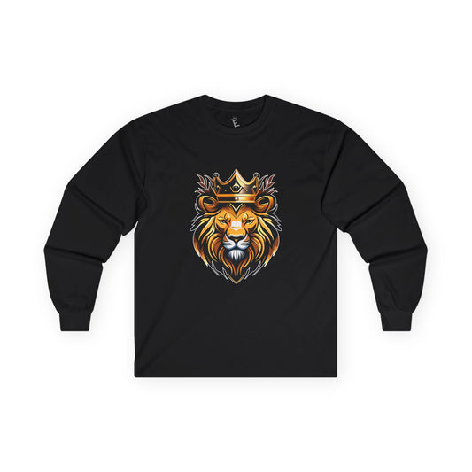 Lion - Long Sleeve Comfort Fit Classic Unisex Tee Shirt