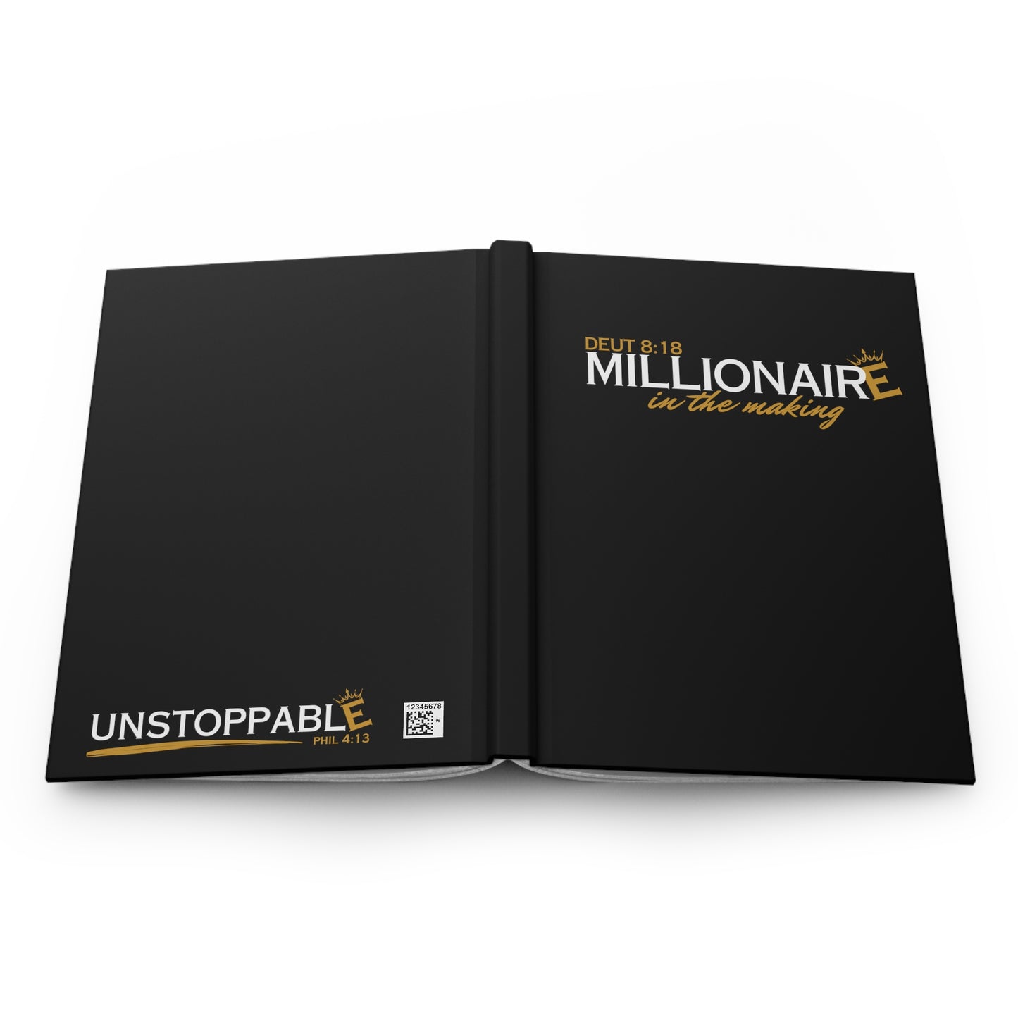 Millionaire in the Making - Hardcover Journal Matte (Black)