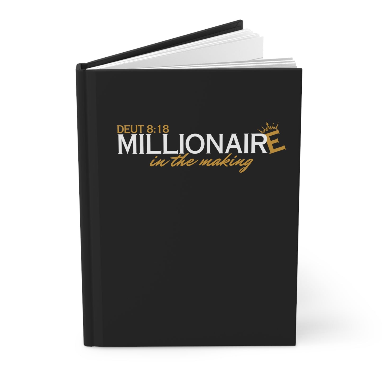 Millionaire in the Making - Hardcover Journal Matte (Black)