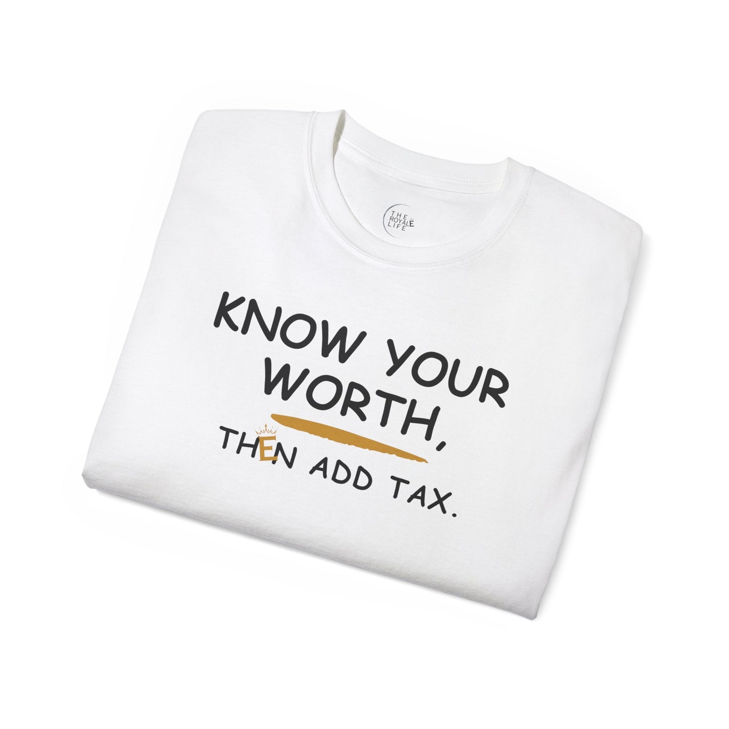 Know Your Worth Unisex Tee (2M) - Sustainable and Ethically Made