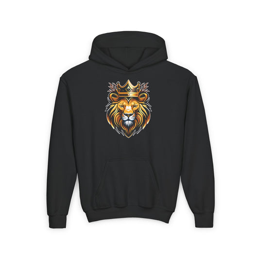 Lion - Youth Hoodie / Sweatshirt with Kangaroo Pocket